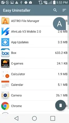 Easy Uninstaller android App screenshot 0