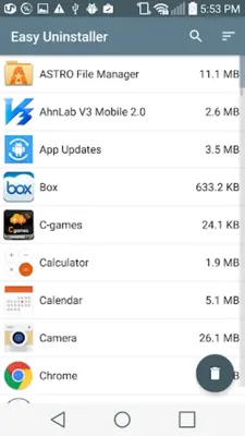 Easy Uninstaller android App screenshot 2